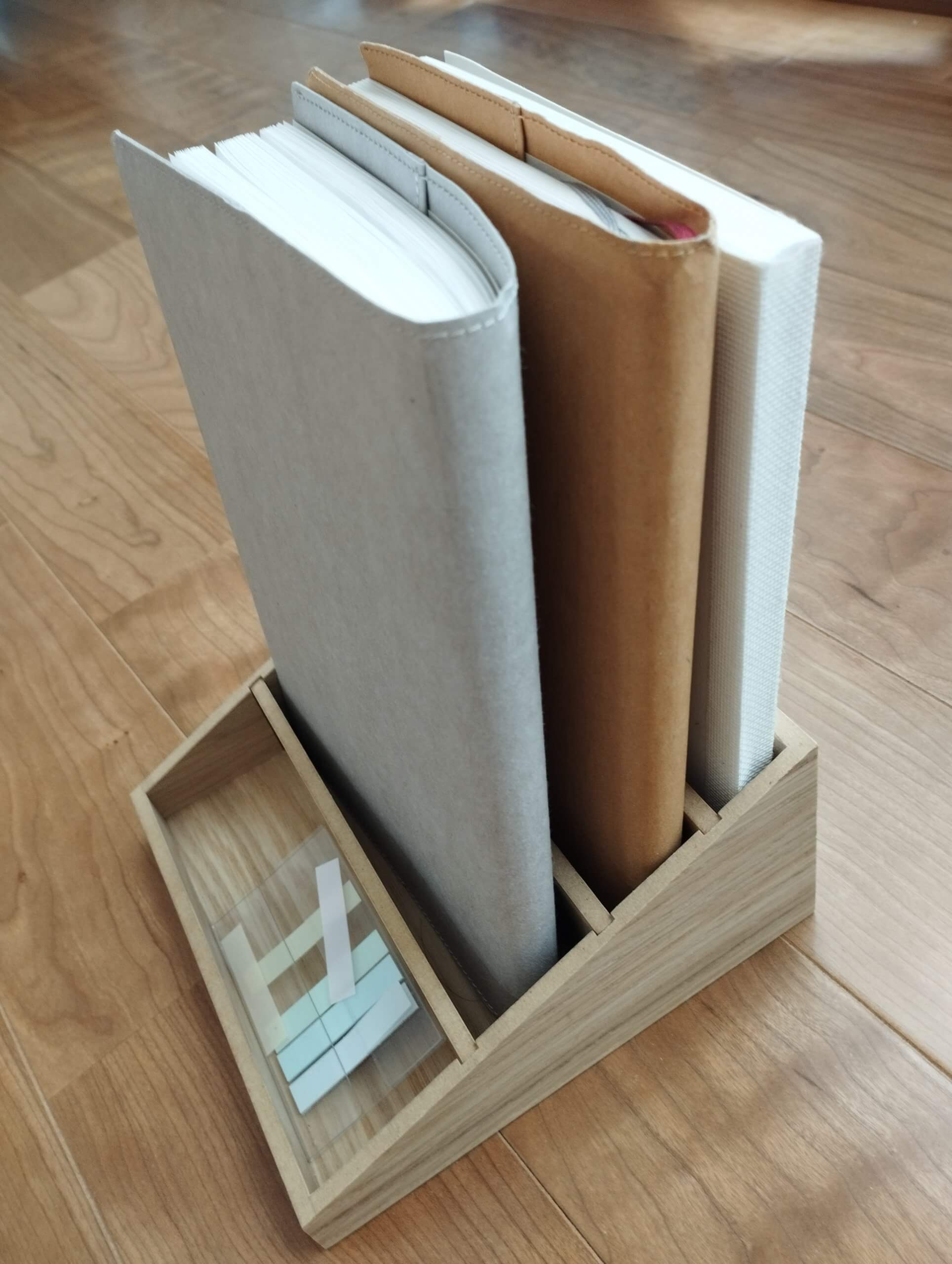 無印良品木製ドキュメントで自分軸手帳を収納